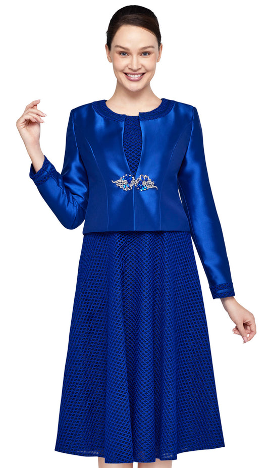 Nina Nischelle 3645-BLU Church Dress