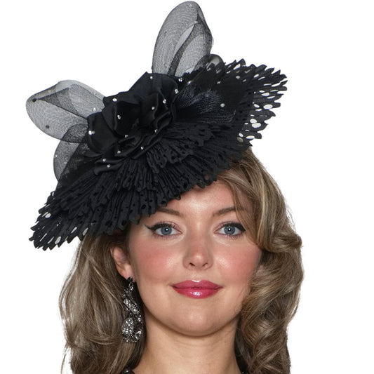 Lily And Taylor H164-BLK Church Hat