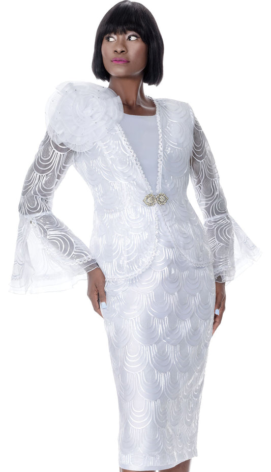 Terramina 7005-WHT-CO Church Suit