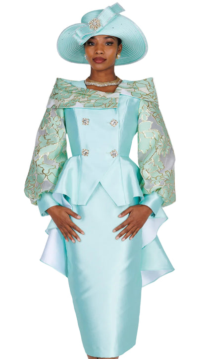 Elite Champagne 6455-H Church Hat