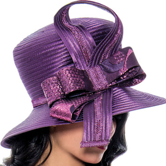 GMI G400792-PUR-H-QS Church Hat