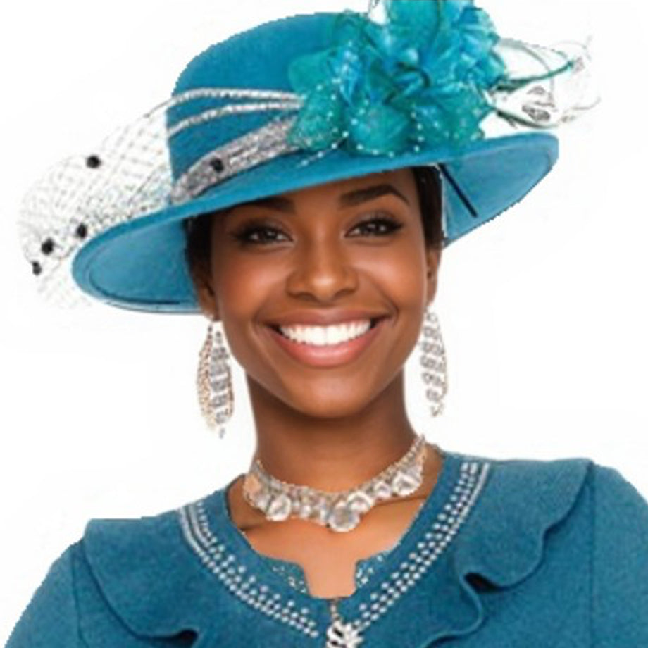 Champagne Italy H5960-GRN-IH Unisex Church Hat
