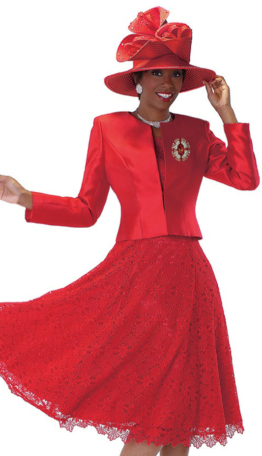 Tally Taylor 4529-RED-QS Church Dress