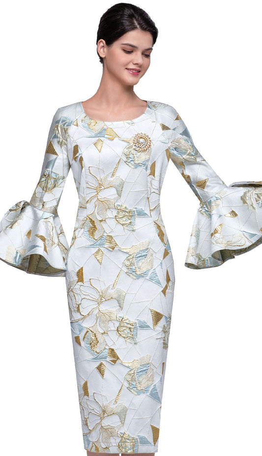 Serafina 6969-CO Womens Church Dress