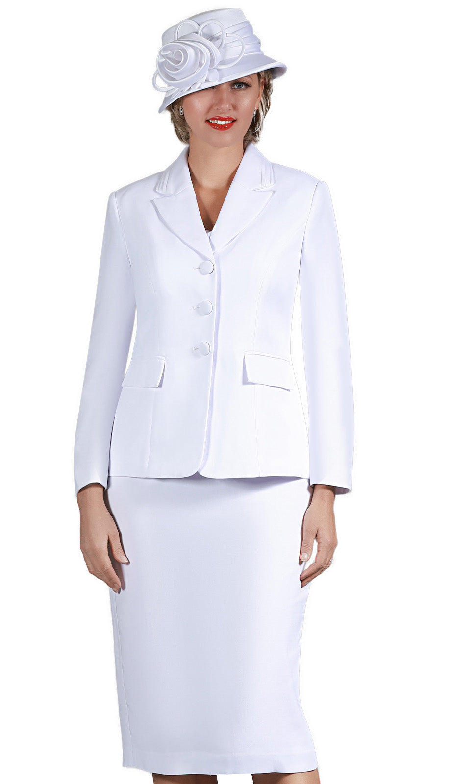 Giovanna S0743-WHT-CO Church Suit