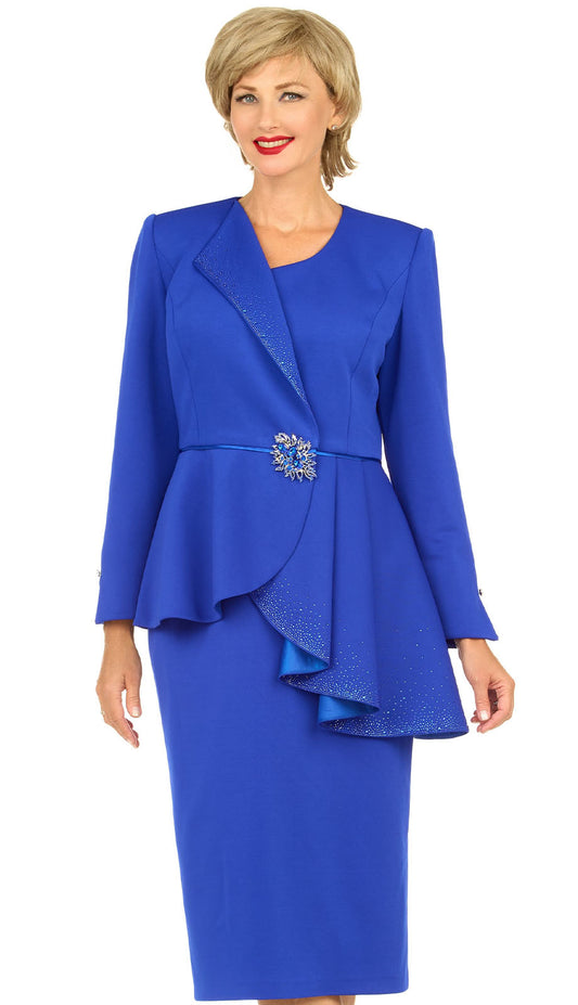 Womens G1183-RYL Womens Church Suit