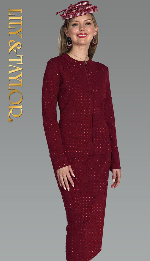 Lily And Taylor 855-EMR Church Suit