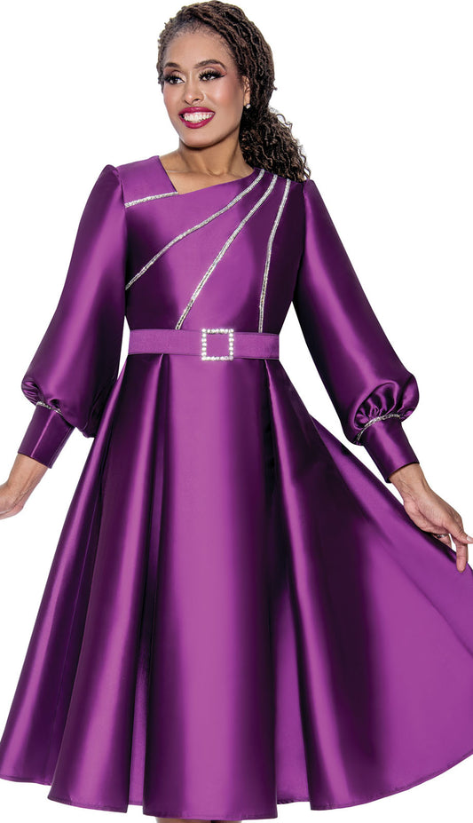 Nubiano 100081-PUR Church Dress