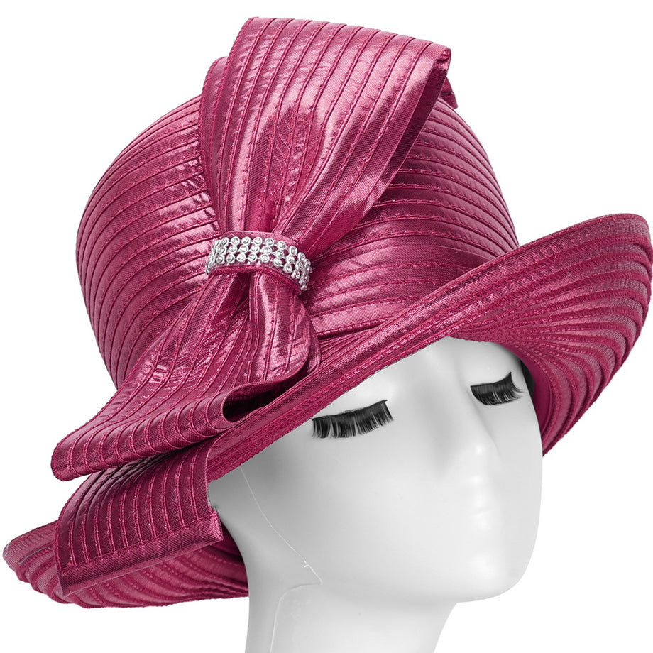 Giovanna HM1015-FUCH Church Hat