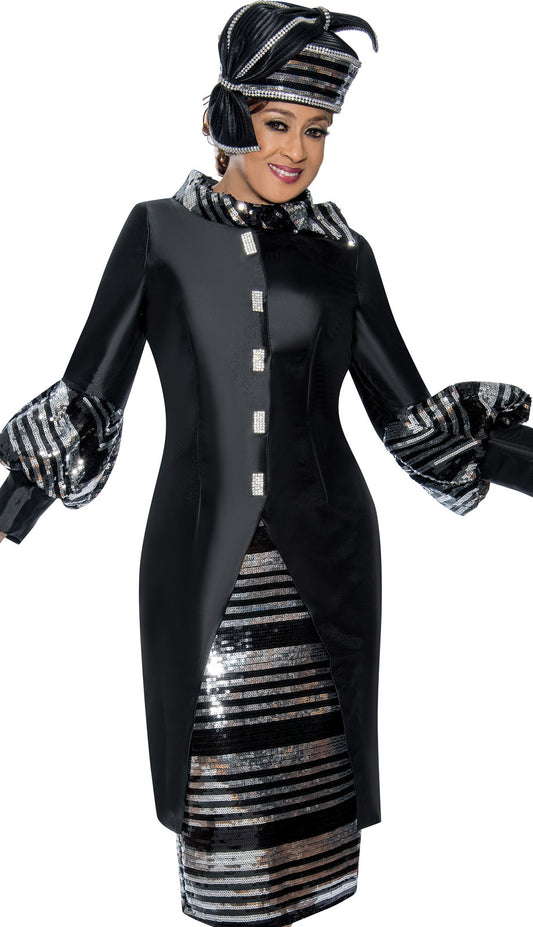 Dorinda Clark Cole 309052-BLK-IH Church Suit