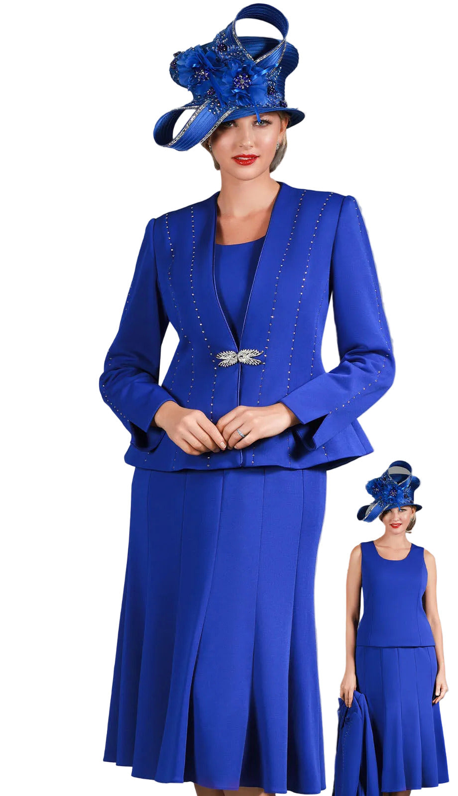 Giovanna G1225-RYL-CO Church Suit