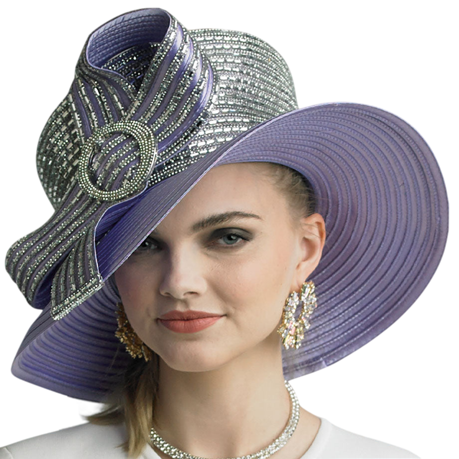 Lily and Taylor H119-LAV Church Hat
