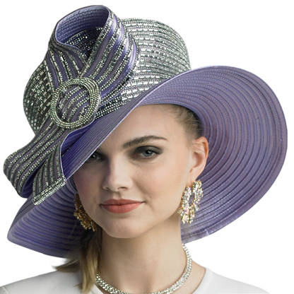 Lily and Taylor H119-LAV Church Hat
