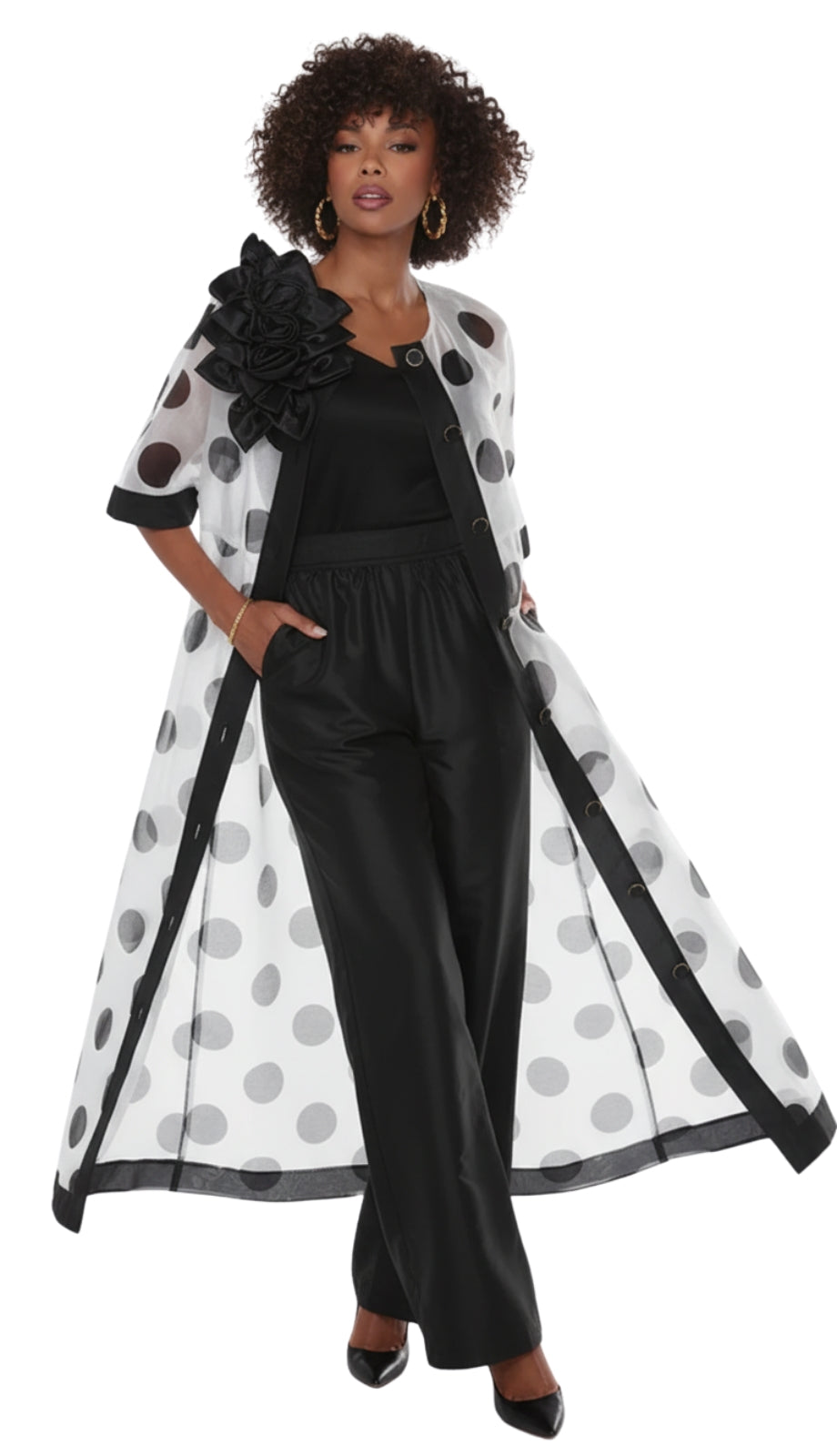 Love the Queen 17591 Womens Pant Suit