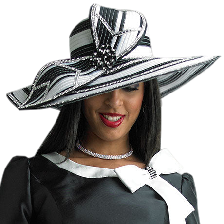 Lily And Taylor H289-WWB Church Hat