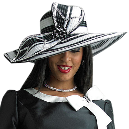 Lily And Taylor H289-WWB Church Hat