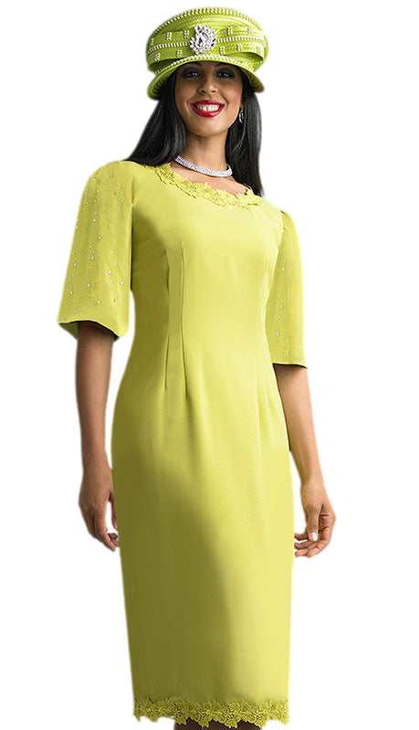 Lily And Taylor 4599-KIWI Church Dress