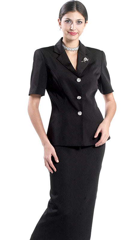 Lynda of NY L-356-BLK-CO Usher Suit