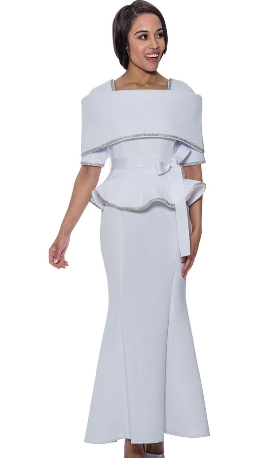 Stellar Looks SL1692-WHT-IH Church Suit