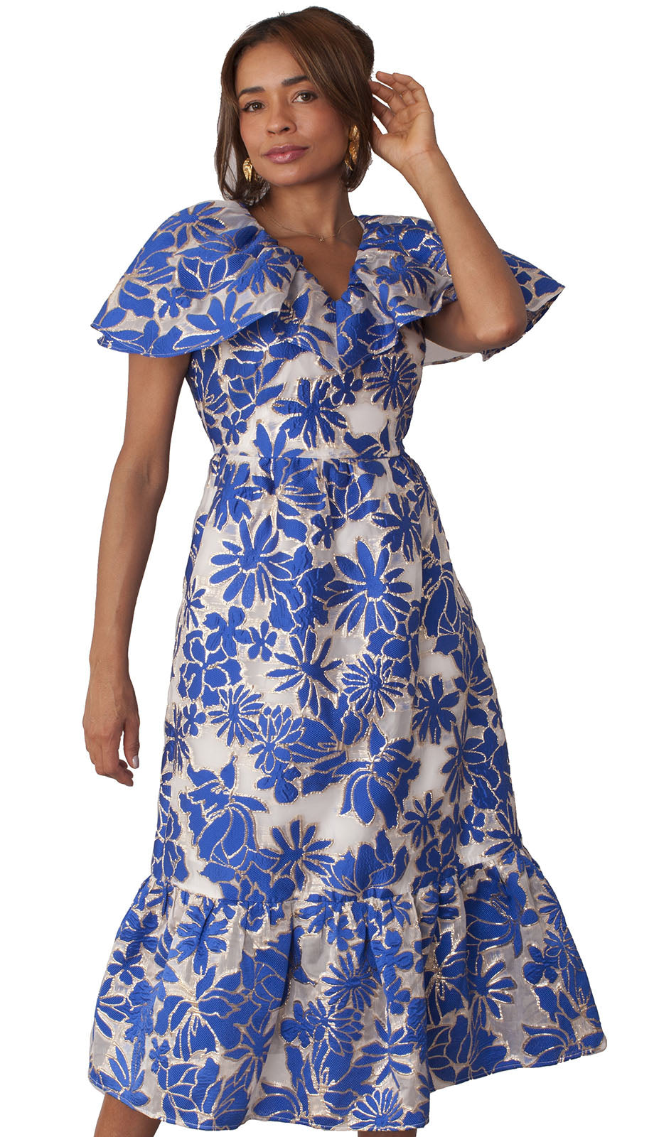 Chancele 9725-BLU-CO Church Dress