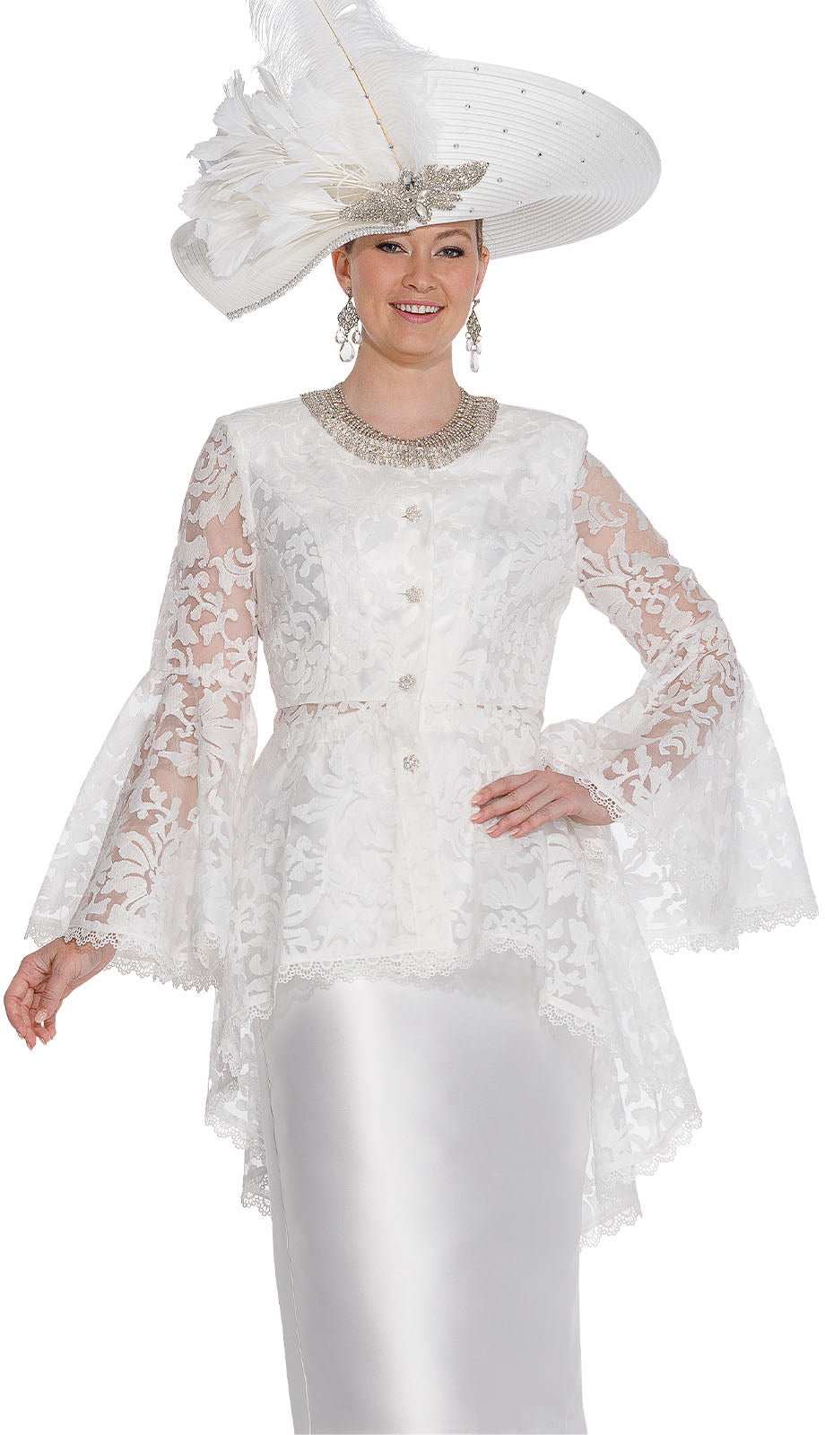 Elite Champagne 6258-H Church Hat