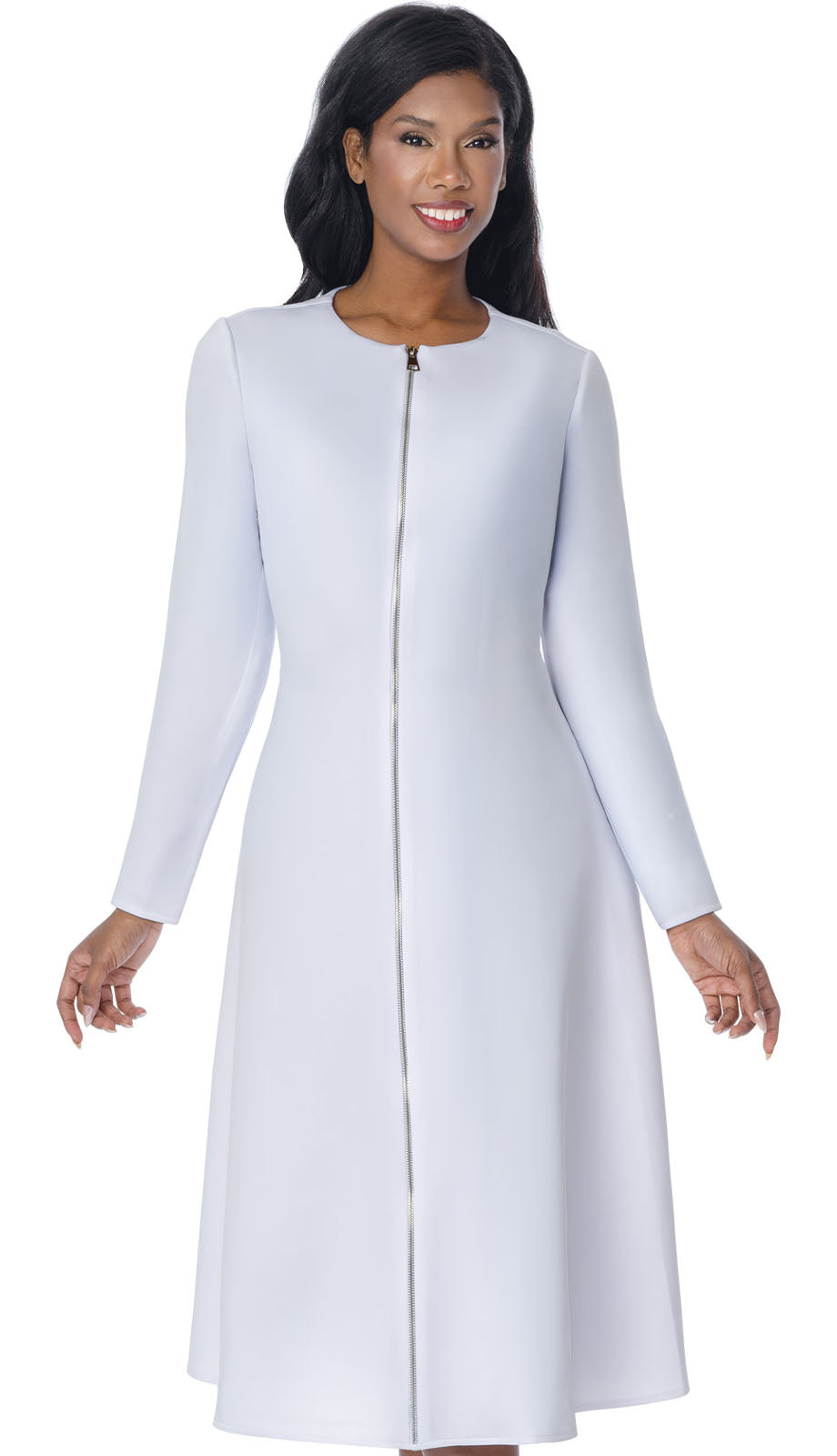 Nubiano 101161-WHT Church Dress