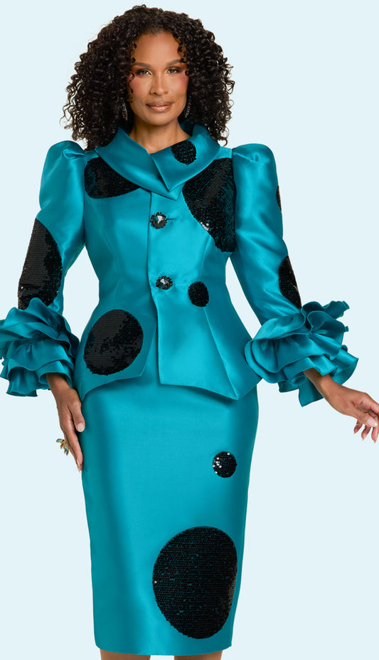 Donna Vinci 12205-DGN Church Suit