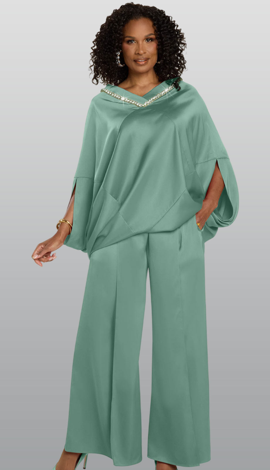 Donna Vinci 12244-SGE-QS Pant Pant Set