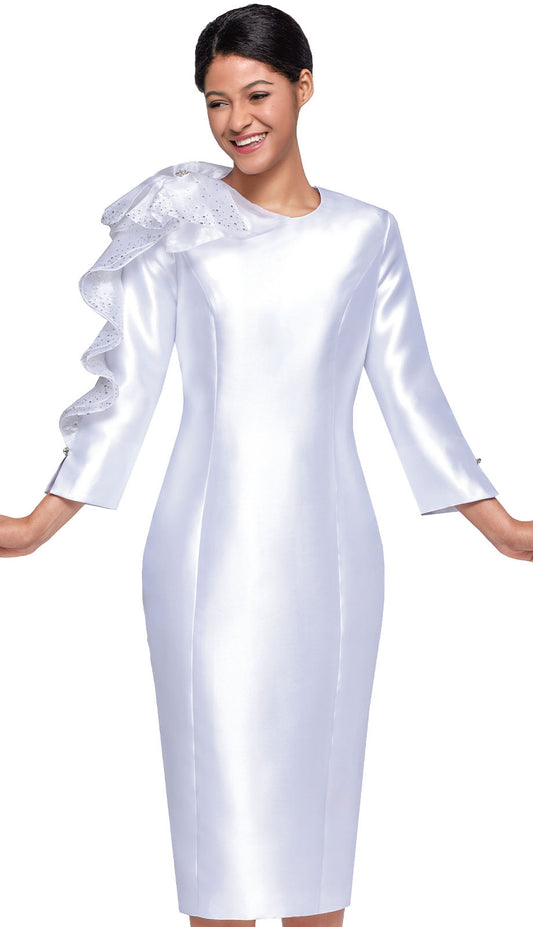 Serafina 6970-WHT Womens Church Dress