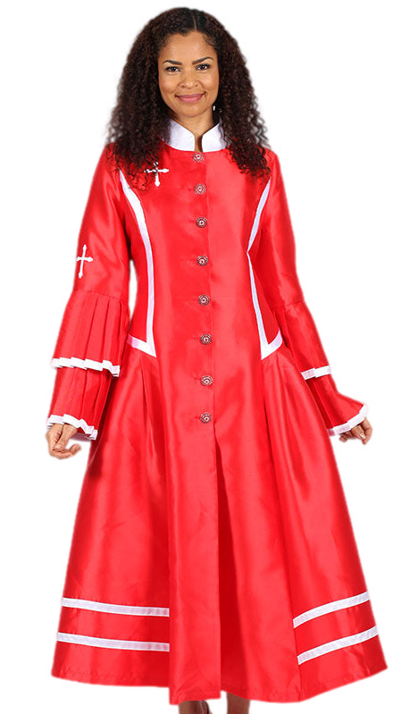 Diana Couture 8708-RED Church Robe
