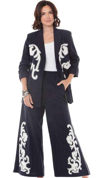 Love The Queen 17657-NVY Outfit