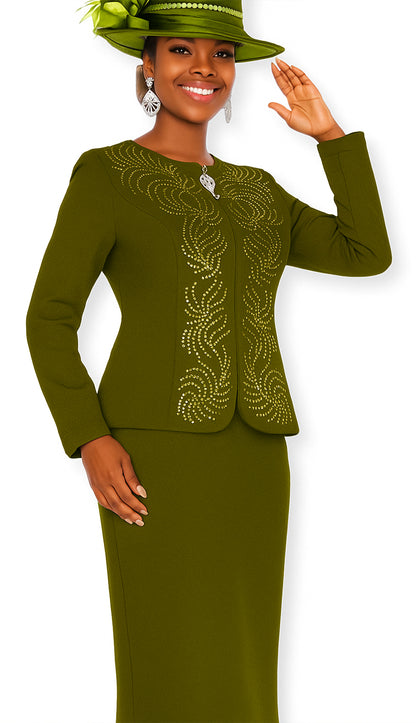 Champagne Italy 5969-GRN-IH Church Suit