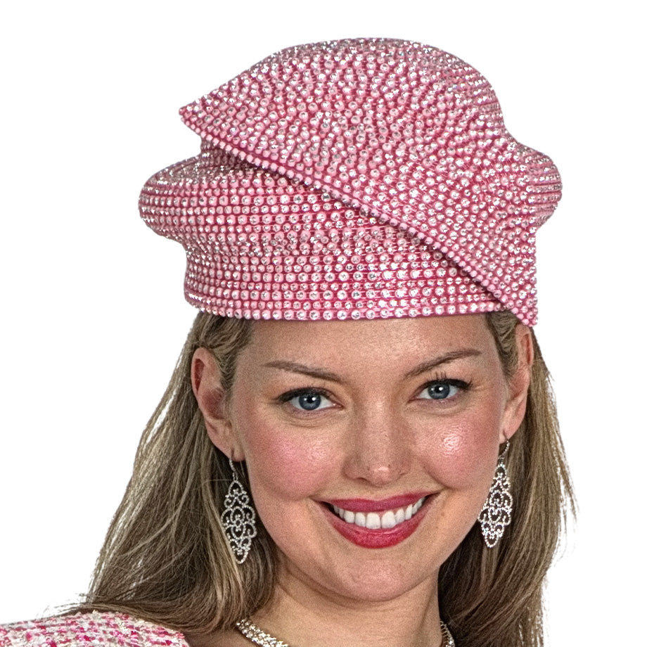 Lily And Taylor H159-PNK Church Hat