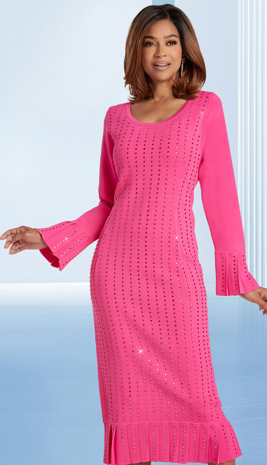 Donna Vinci Knit 13415-IH Church Dress