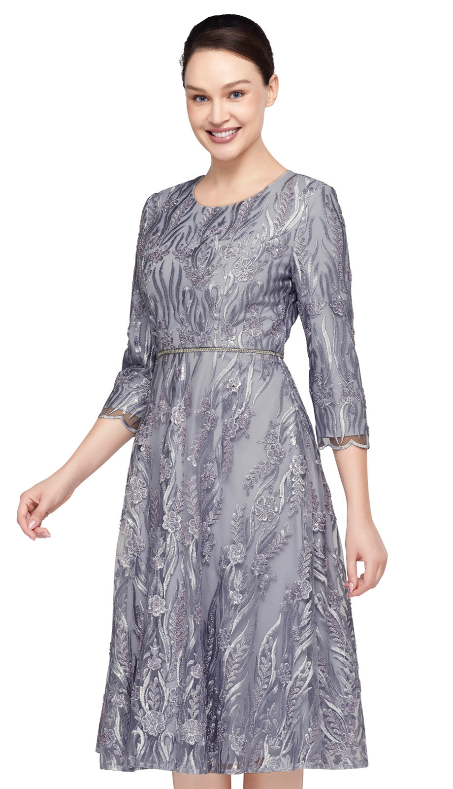 Nina Nischelle 3660-SLV Church Dress