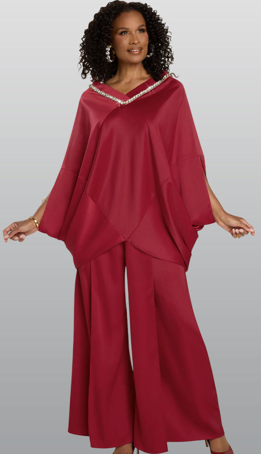 Donna Vinci 12244-SAR-QS  Pant Set