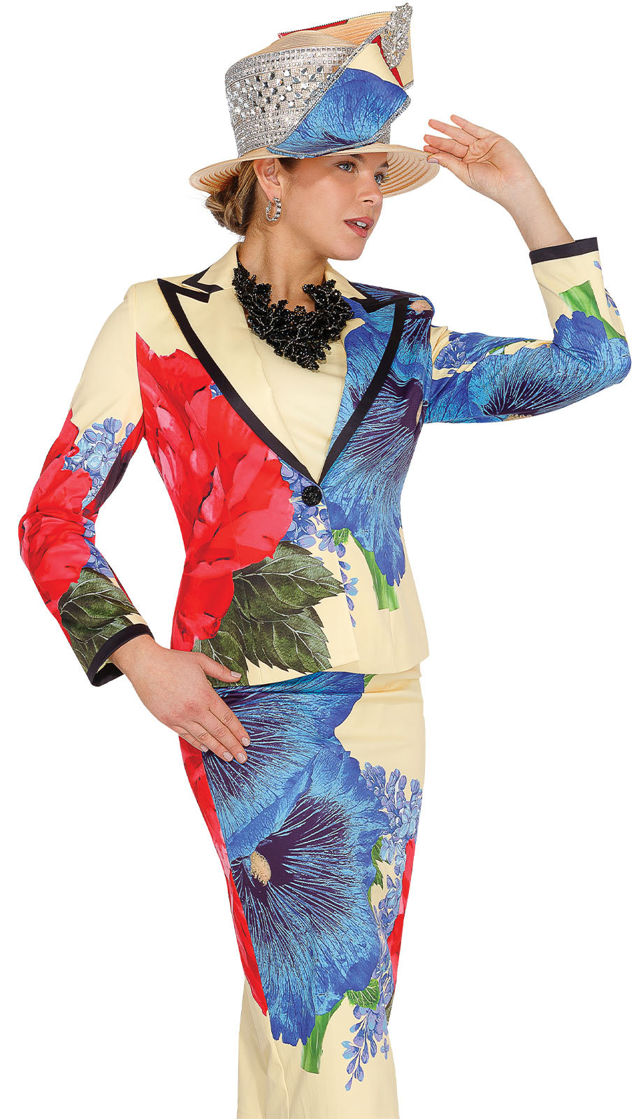 Elite Champagne 6152-BNP-H Church Hat