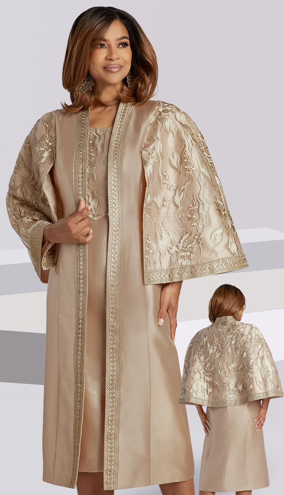 Donna Vinci 5833-QS Church Dress Donna Vinci 5833-QS Church Dress