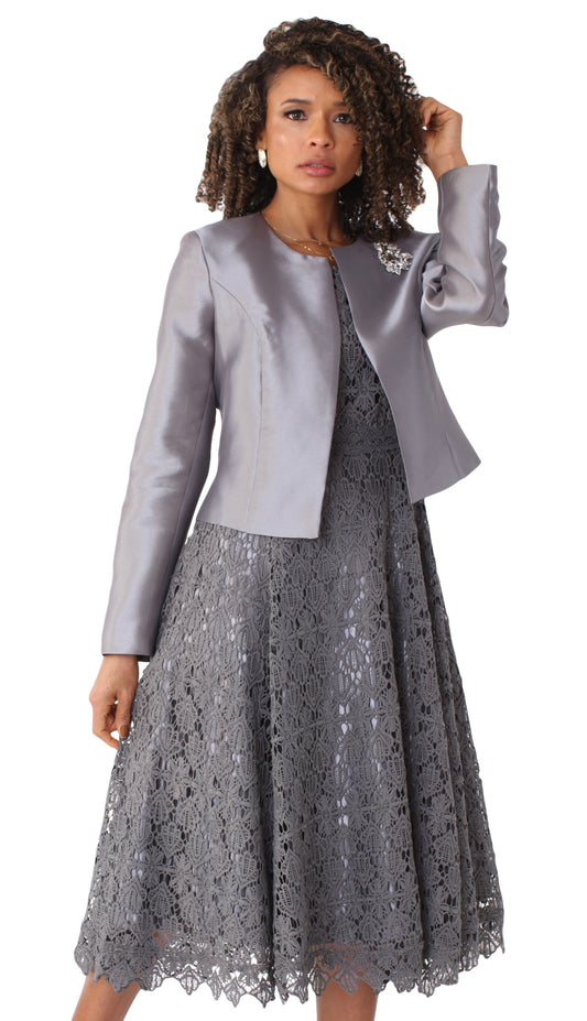 Tally Taylor 4529-GR Womens Sunday Dress