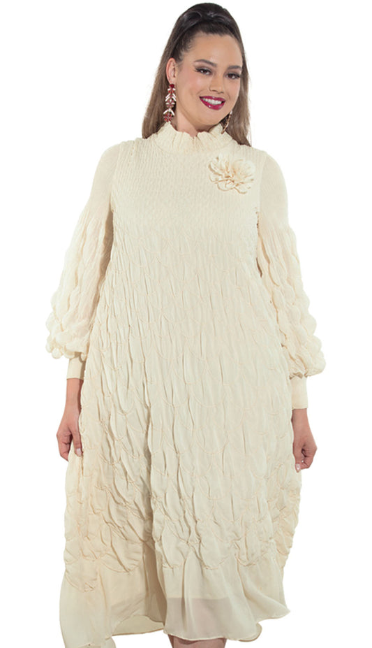 Luxe Moda LM481-BGE Church Dress