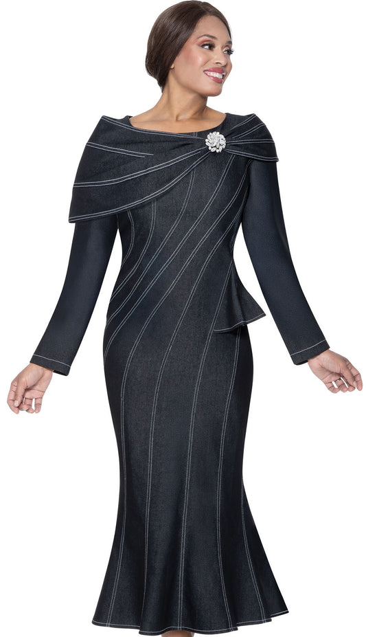 Devine Sport 800101-BLK Church Dress