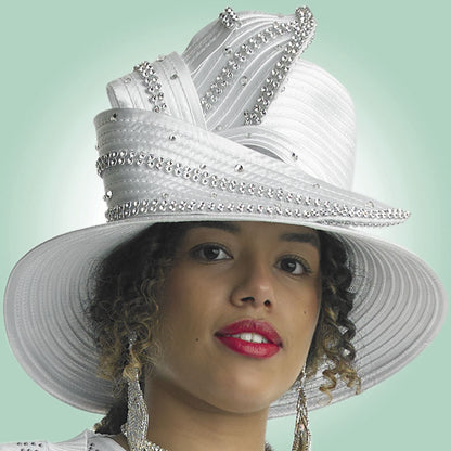 Lily And Taylor Hat H102-WHT-IH