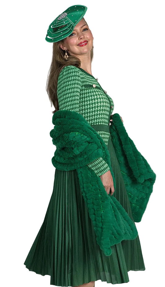 Lily And Taylor 5211-EMR Church Dress