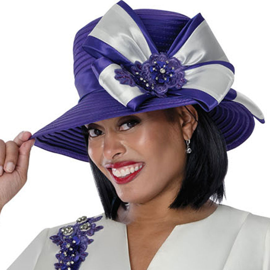 GMI 400992-PUR-H-QS Church Hat