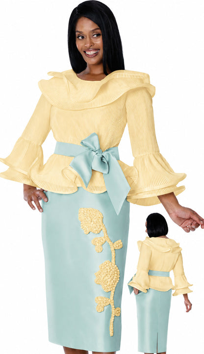 Stellar Looks SL600893-YWA-IH Church Suit