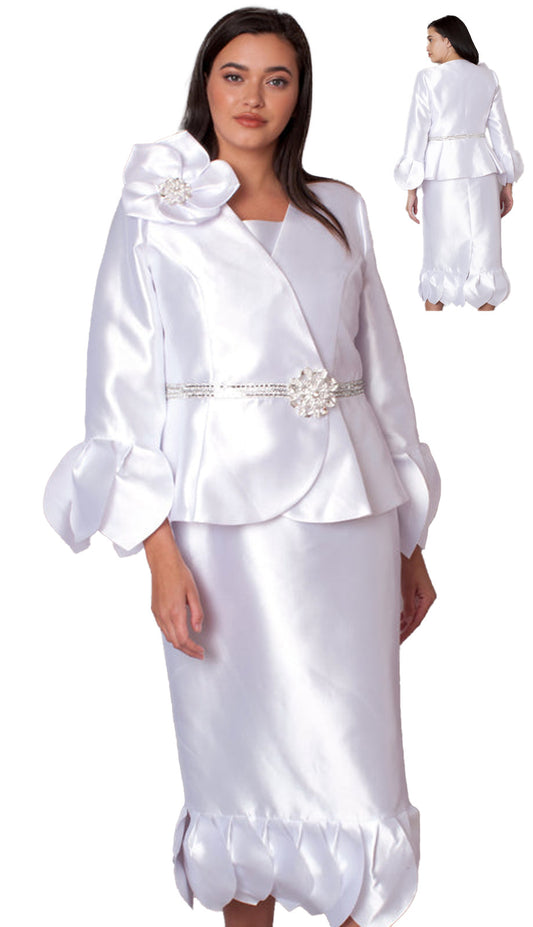 Tally Taylor 41039-WHT Jacket Dress