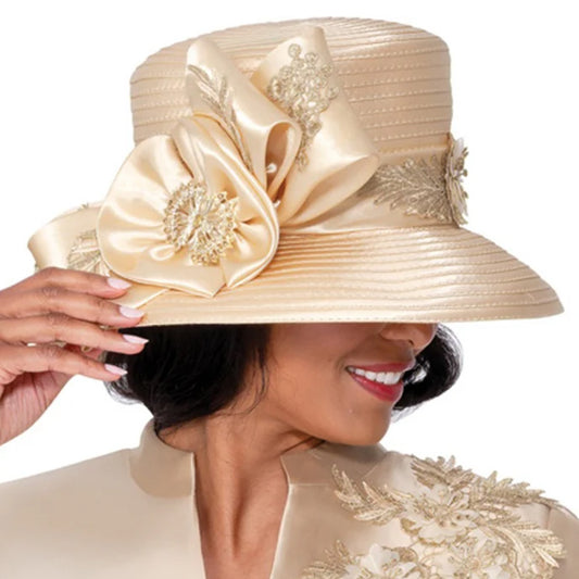 GMI G400603-GLD-HAT-QS Church Hat