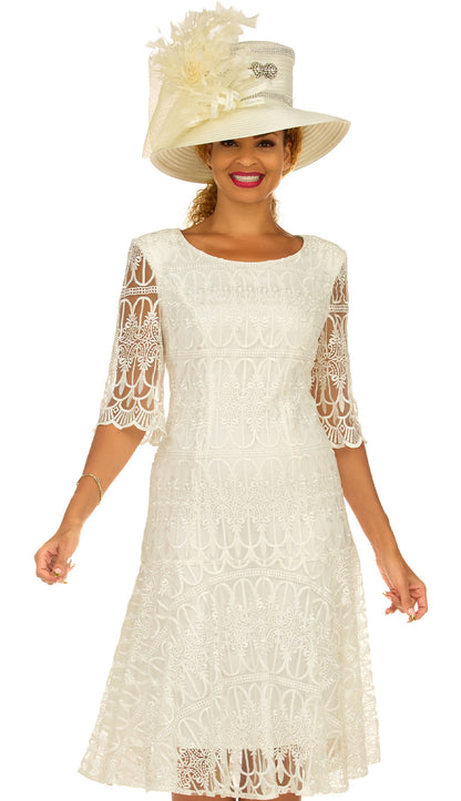 Giovanna D1541-OFW-H Church Hat