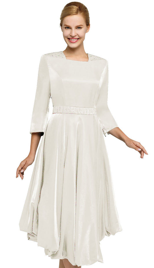 Nina Nischelle 2956-WHT-IH Church Dress