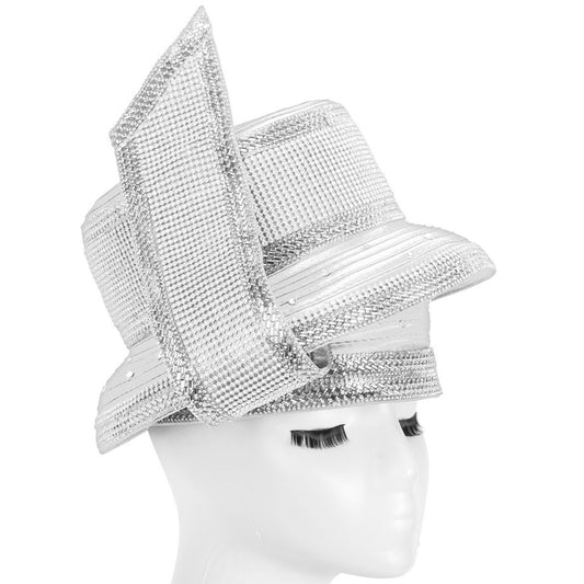 Giovanna HR22143-WHT Church Hat